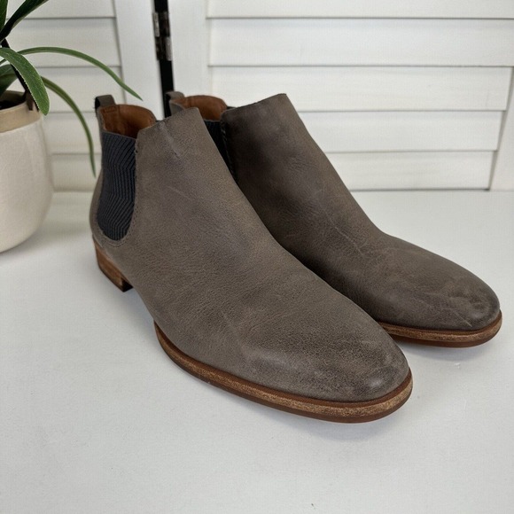 Kork‎ Ease Kama Chelsea Ankle Boots Taupe Brown Slip On Womens Size 11 M - Picture 2 of 11